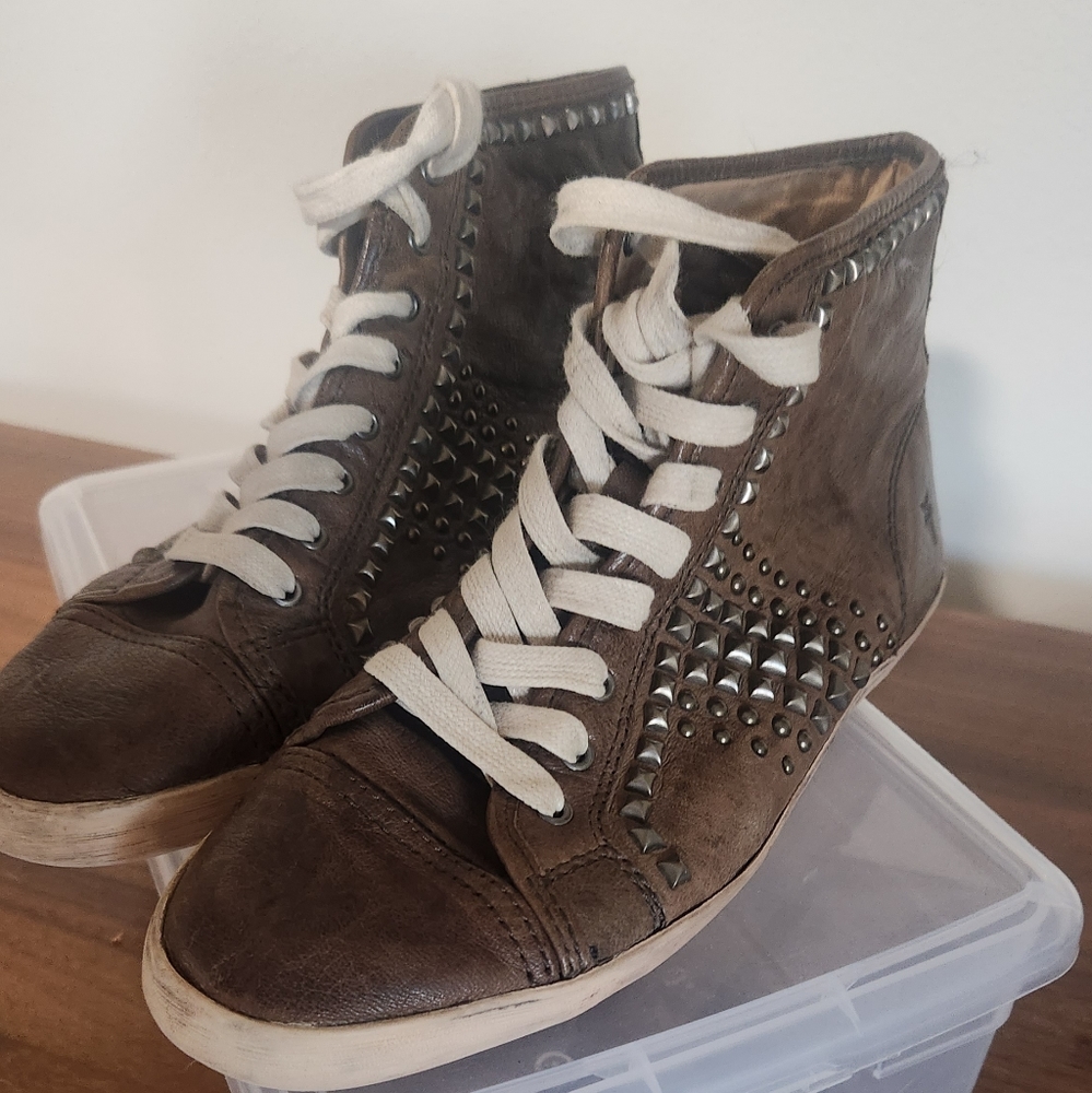 Leather High Tops